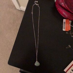 Silver and Blue Statement Necklace